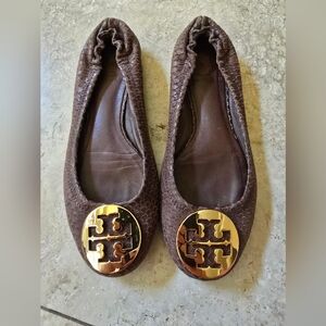 Tory Burch Miller Ballet Flats Brown Size 6.5